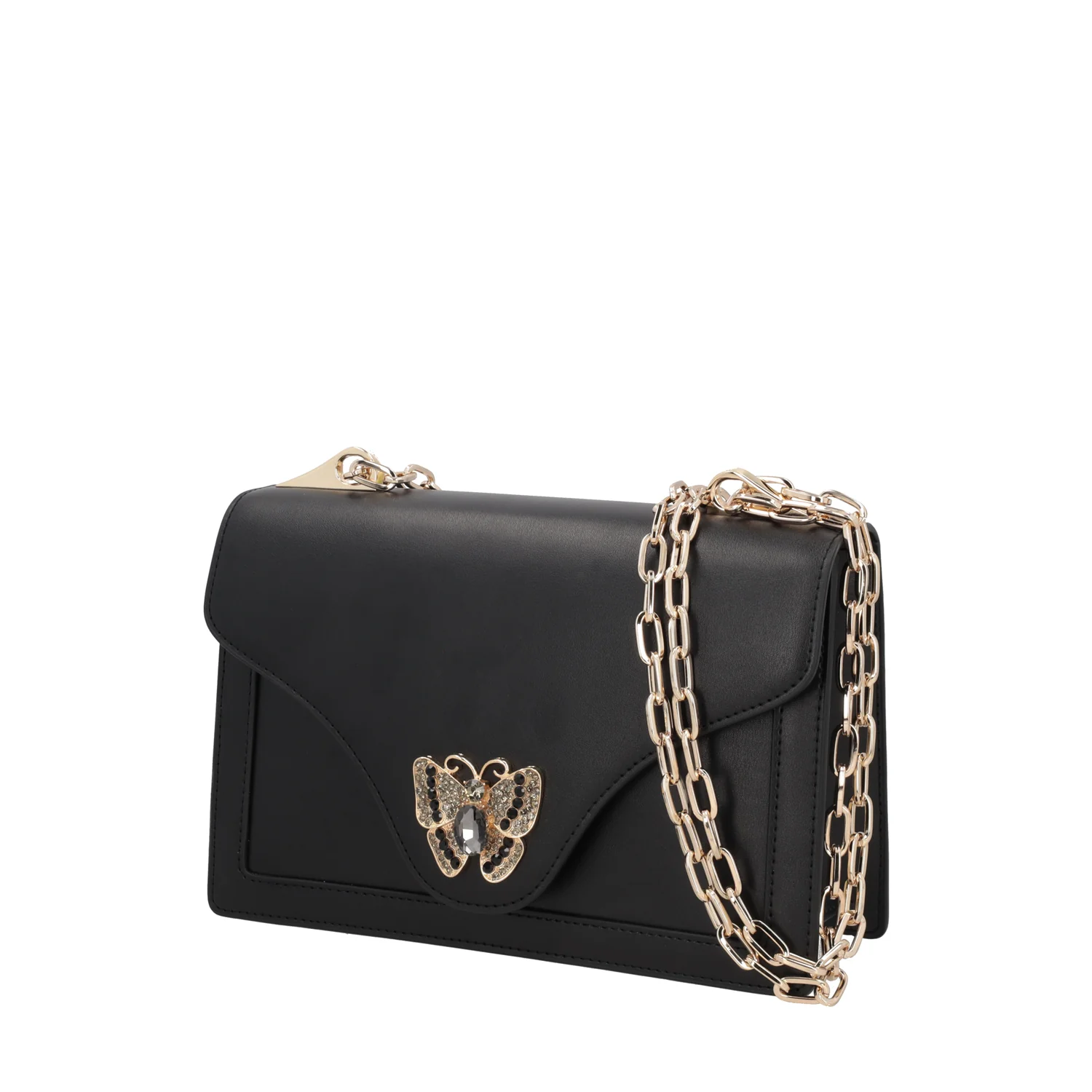 Tracollina Sweet Bag con accessorio farfalla colore nero - Image 3